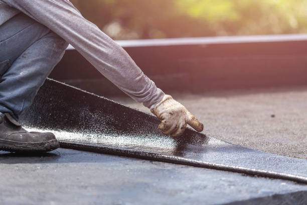 Professional Waterproofing technician working in Manasquan, NJ